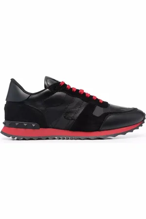 VALENTINO GARAVANI Rockrunner camouflage-print sneakers