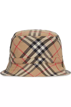 Burberry Hats - Vintage Check print bucket hat - Brown
