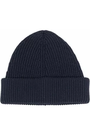 Maison Margiela Ribbed knit beanie hat - Blue