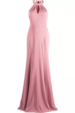 Marchesa Notte Women Evening Dresses - Keyhole-detail floor-length gown - Pink