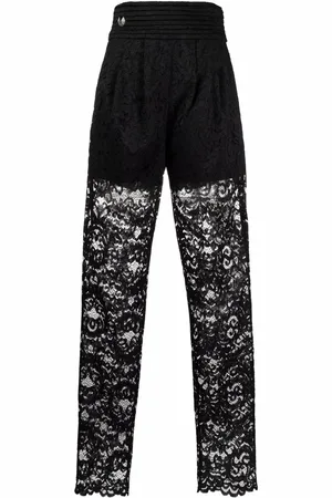Philipp Plein Straight-leg lace trousers