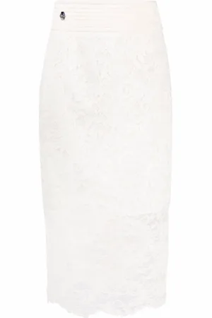 Philipp Plein Lace midi skirt