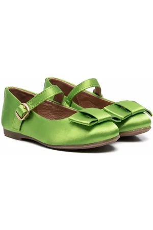AGE OF INNOCENCE Ellen bow-detail ballerina shoes