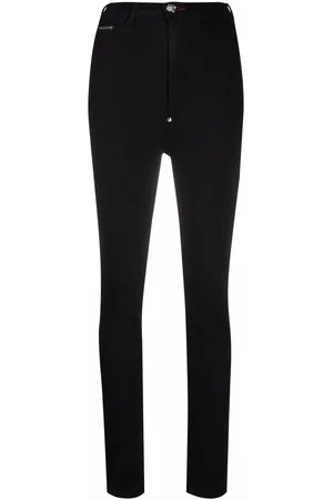 Philipp Plein Super high-waisted denim jeggings