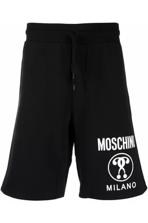 Moschino Men Bermudas - Double Question Mark bermuda shorts - Black