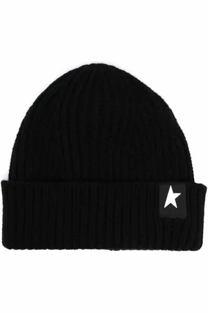 Golden Goose Star patch ribbed beanie