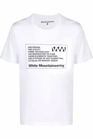 WHITE MOUNTAINEERING Graphic-print cotton T-shirt