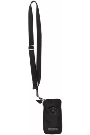 VERSACE Medusa Head phone pouch - Black