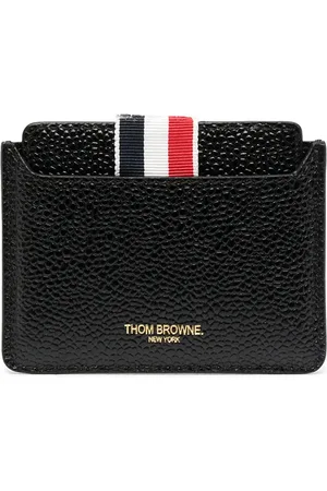 Thom Browne Grosgrain loop leather mirror case