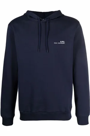 A.P.C. Logo-print pullover hoodie