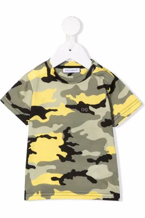 Dolce & Gabbana Camouflage-print cotton T-shirt