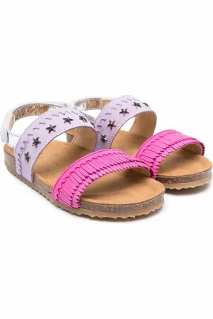 PèPè Two-tone buckled sandals