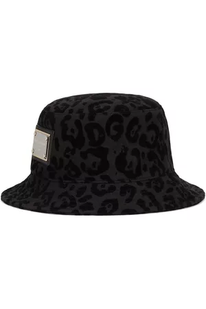 Dolce & Gabbana Leopard-print bucket hat - Black
