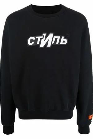 Heron Preston Logo-print crew-neck sweatshirt