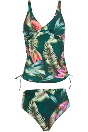 Lygia & Nanny Bruma leaf-print tankini