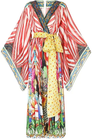 Dolce & Gabbana Carretto-print chiffon jumpsuit