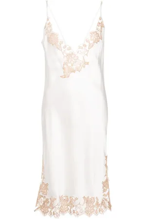 Kiki de Montparnasse Orchid silk slip dress