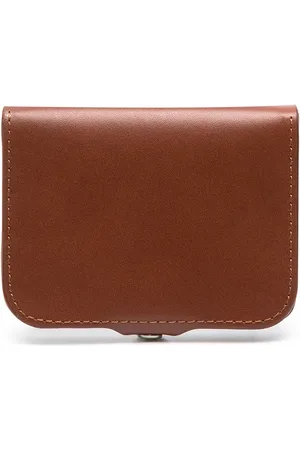 A.P.C. Snap-fastening leather wallet