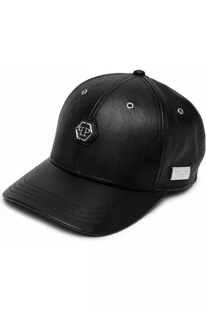 Philipp Plein Caps - Logo-patch baseball cap - Black
