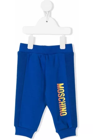 Moschino Sports Pants - Logo tracksuit bottoms - Blue