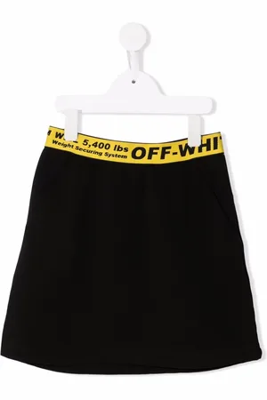 OFF-WHITE Logo waistband mini skirt