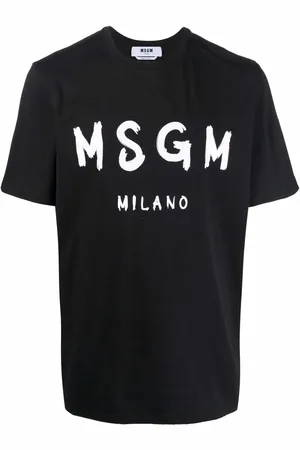 Msgm Logo-print cotton T-shirt