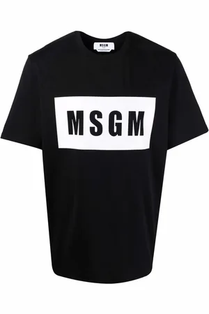 Msgm Logo-print cotton T-shirt