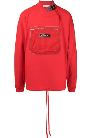 Iceberg Logo-patch cotton sweatshirt