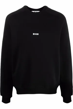 Msgm Logo-print cotton sweatshirt