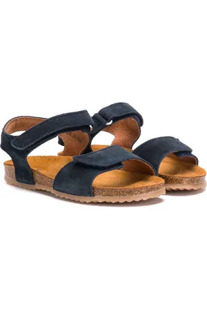 PèPè Touch-strap suede sandals
