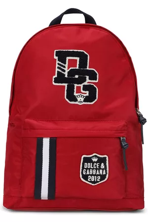Dolce & Gabbana Rucksacks - DG patch backpack - Red