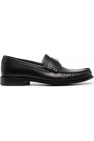 VERSACE Men Loafers - La Medusa leather loafers - Black