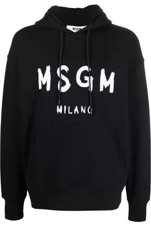 Msgm Logo print hoodie