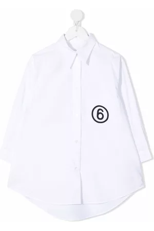 Maison Margiela Shirts - Logo-print shirt - White