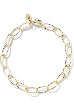 David Yurman 18kt yellow Oval Link bracelet (11.3mm)