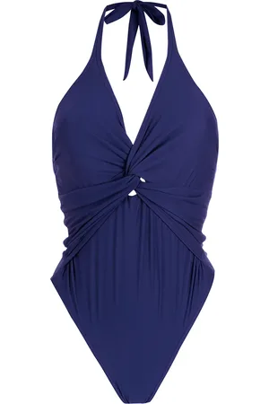 AMIR SLAMA V-neck swimsuit