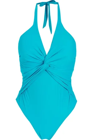 AMIR SLAMA V-neck swimsuit