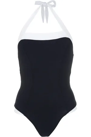 AMIR SLAMA Two-tone swimsuit