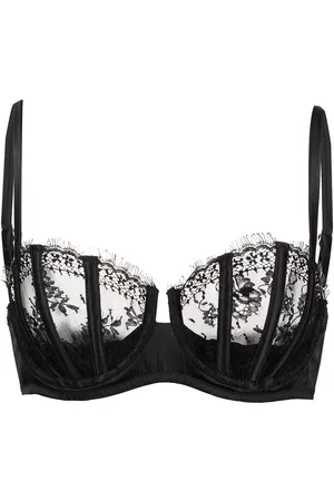 FLEUR DU MAL Frankie lace boned balconette bra