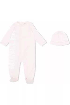 Moncler Bodysuits & All-In-Ones - Logo babygrow set - Pink