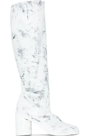 Maison Margiela Tabi Bianchetto 80mm knee-high boots