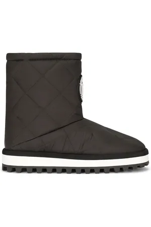 Dolce & Gabbana Logo-patch padded boots