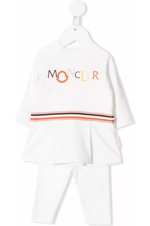 Moncler Sets - Logo-print tracksuit set - White
