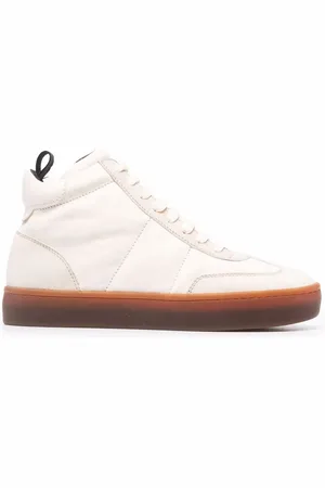 Officine creative Kombined high-top leather sneakers