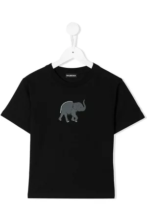 Balenciaga Elephant print T-shirt - Black