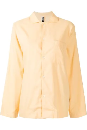 Tekla Poplin pajama shirt