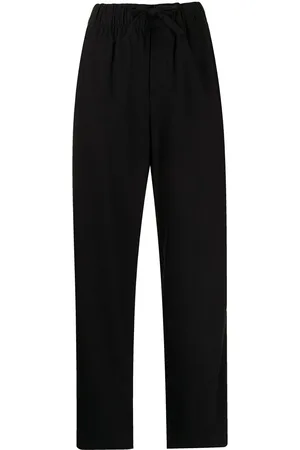Tekla Drawstring-waist pajama bottoms