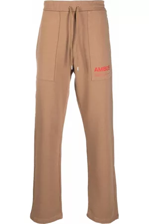 AMBUSH Logo-print track pants - Neutrals