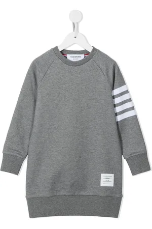 Thom Browne Loopback jersey 4-Bar sweatshirt dress