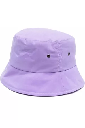 MACKINTOSH Hats - Waxed bucket hat - Purple